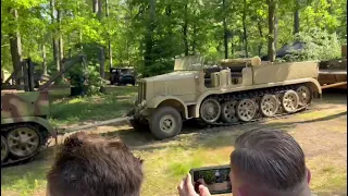 Militracks 2023 | Tiger in tow position with 3 Sd.Kfz.9 "famo"