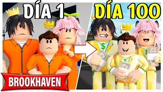 SOBREVIVÍ 100 DÍAS CON UNA FAMILIA CRIMINAL en BROOKHAVEN - Roblox YoSoyLoki