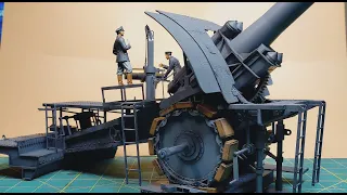 German WWI 420MM Siege Howitzer "Big Bertha" (Takom 1/35) Model Build