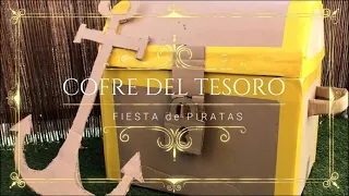 🏴‍☠️como hacer un COFRE del TESORO Pirata de cartón