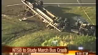 NTSB investigating school bus crash