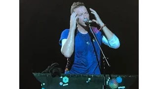 Chris Martin's pre Everglow speech - April 7