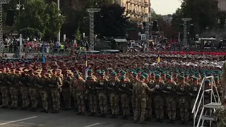 Репетиція параду до Дня Незалежності на Хрещатику