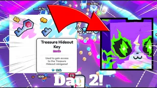 Using The Treasure Hideout Key Every Day Until I Get The Electric Huge Cat! Day 2