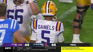 OLE MISS RADIO CALL from UPSET v. LSU AFTER TD and INCOMPLETE PASS #shorts #ncaa #cfb #radio