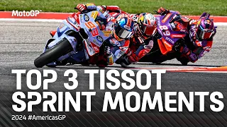 Top 3 #TissotSprint Moments! 🦇 | 2024 #AmericasGP