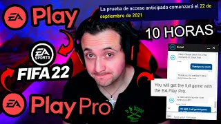 TODO LO RELACIONADO CON EA PLAY / EA PLAY PRO Y FIFA 22 (PLATIQUE CON EA SPORTS)