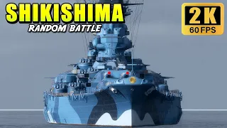 Shikishima: 510mm Guns Judging from the Center of the Map