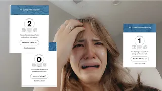 2023 ap scores reaction !! IM A FAILURE !!! MELTDOWN CAUGHT ON VIDEO !!!