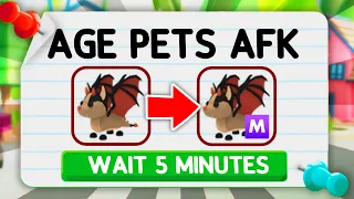 How To AGE PETS AFK In ADOPT ME! Update