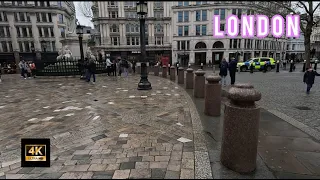 LONDON ICONIC LANDMARKS: ST.PAUL'S CATHEDRAL WALKING TOUR [4K]