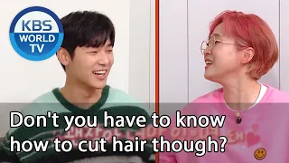 Don't you have to know how to cut hair though? (Problem Child in House) | KBS WORLD TV 201204