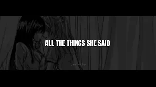 t.a.T.u - All The Things She Said (1 hora+ lyrics)