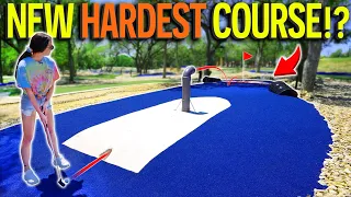 The WORLD'S HARDEST Mini Golf Putting Course! - CRAZY Tough!