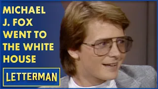 Michael J. Fox On Meeting Steven Spielberg And Ronald Reagan | Letterman