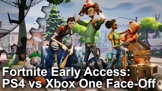 Fortnite Early Access: PS4/ Pro vs Xbox One Graphics Comparison + Frame-Rate Test