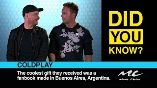 Coldplay: Did You Know?