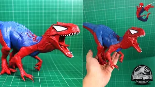 Making Spiderman Indominus REX Sculptures Timelapse - Jurassic World Evolution