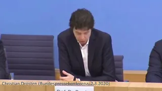 Christian Drosten: Diese Krankheit ist eine milde Erkrankung.