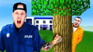 POLICJA vs UCIEKINIER w MINECRAFT!