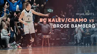 BC Kalev/Cramo vs Brose Bamberg highlights