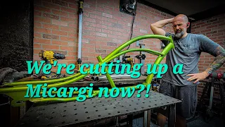 Making a Micargi Bicycle Frame Look Better!