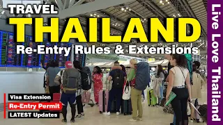 THAILAND Visa Rules | How & Where To Extend Tourist Visa | Get Re-Entry Permit #livelovethailand