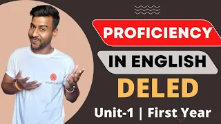 proficiency in english d.el.ed 1st year | mp deled proficiency in english unit 2 | mp deled 2023