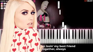 No Doubt - Don't Speak karaoke piano