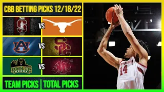 Free NCAAB Picks Today Sunday 12/18/22 CBB Betting Picks