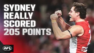 All 31 goals the Swans kicked against West Coast