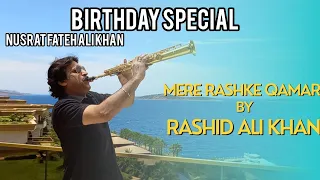 New Version MERAY RASHQKE QAMAR instrumental Cover |Rashid Ali Khan Saxophone| Birthday Special NFAK