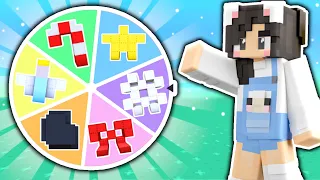 💜Wheel Spin Decides My Minecraft Christmas Tree!