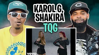 AMERICAN RAPPER REACTS TO -KAROL G, Shakira - TQG (Official Video)