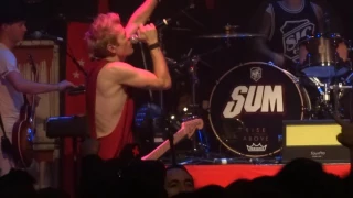 Sum 41 - "God Save Us All (Death to POP)" (Live in San Diego 11-5-16)