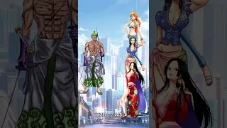 Zoro vs Nami, Nico Robin & Boa Hancock || #whoisstrongest #zoro #nami #nicorobin #onepiece #shorts