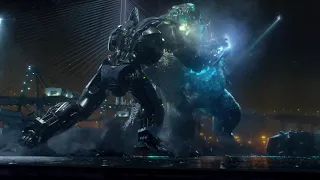 Gipsy Danger vs Leatherback (no background music) - Pacific Rim