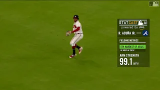 Statcast  Acuna's 99 1 mph throw