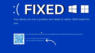Windows 11 Blue Screen Death Problem — Memory Management Error | Fix 2022