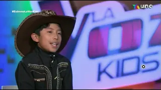 Jesus El gilguerillo de tlaxcala ay chabela Audiciones A Ciegas La Voz Kids 2021Completa