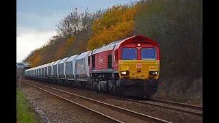 DB Cargo Red Shed 66114 - 6L47 Mountsorrel-Trowse 29/11/2018