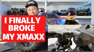 Traxxas X-maxx 8s broken - fix plus 2 key upgrades servo and motor speed test durability