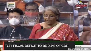 Finance Minister On FY22 Fiscal Deficit: Union Budget 2021
