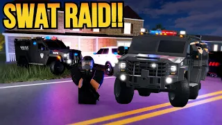 MASSIVE SWAT RAID ON CRIMINALS! *CRAZY* (ERLC Roblox Liberty County)