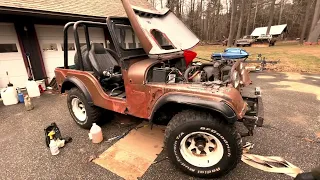 [from seized to saved] 1967 Jeep CJ5A Dauntless v6 #jeep