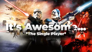 I tried the (Single Player) in the new 'STAR WARS™: Battlefront Classic Collection'...