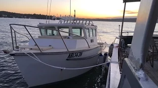 Hawkesbury River to Sydney Harbour by timber trawler