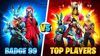 Badge99 VS Undefeatable Squad OP Gameplay - Who Will Win? - Garena Free Fire