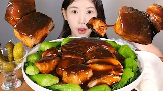 사르르르🩷 솜사탕 같은 동파육 먹방 Dongpayuk (fried pork belly in soy sauce) [eating show] mukbang korean food