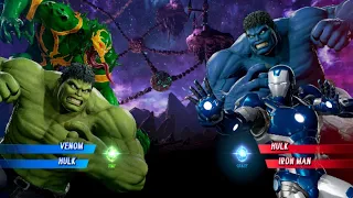 venom & Hulk V's Hulk & Ironman [Very Hard]AI Marvel vs capcom infinite game